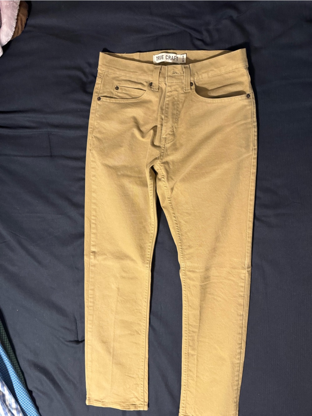 True Craft Men's Tan Jeans - Classic Fit